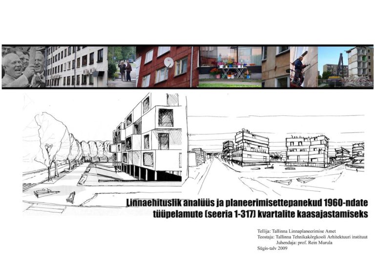 Urban planning analysis and planning proposals for the modernization of blocks of 1960s standard housing (series 1-317)