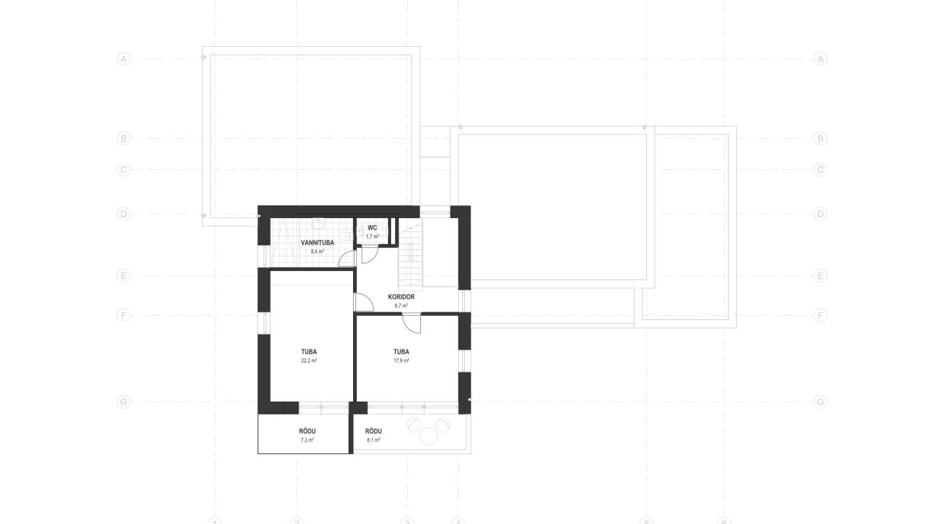 Family residence at 36 Sarapuu Street in Tabasalu, design 2022
